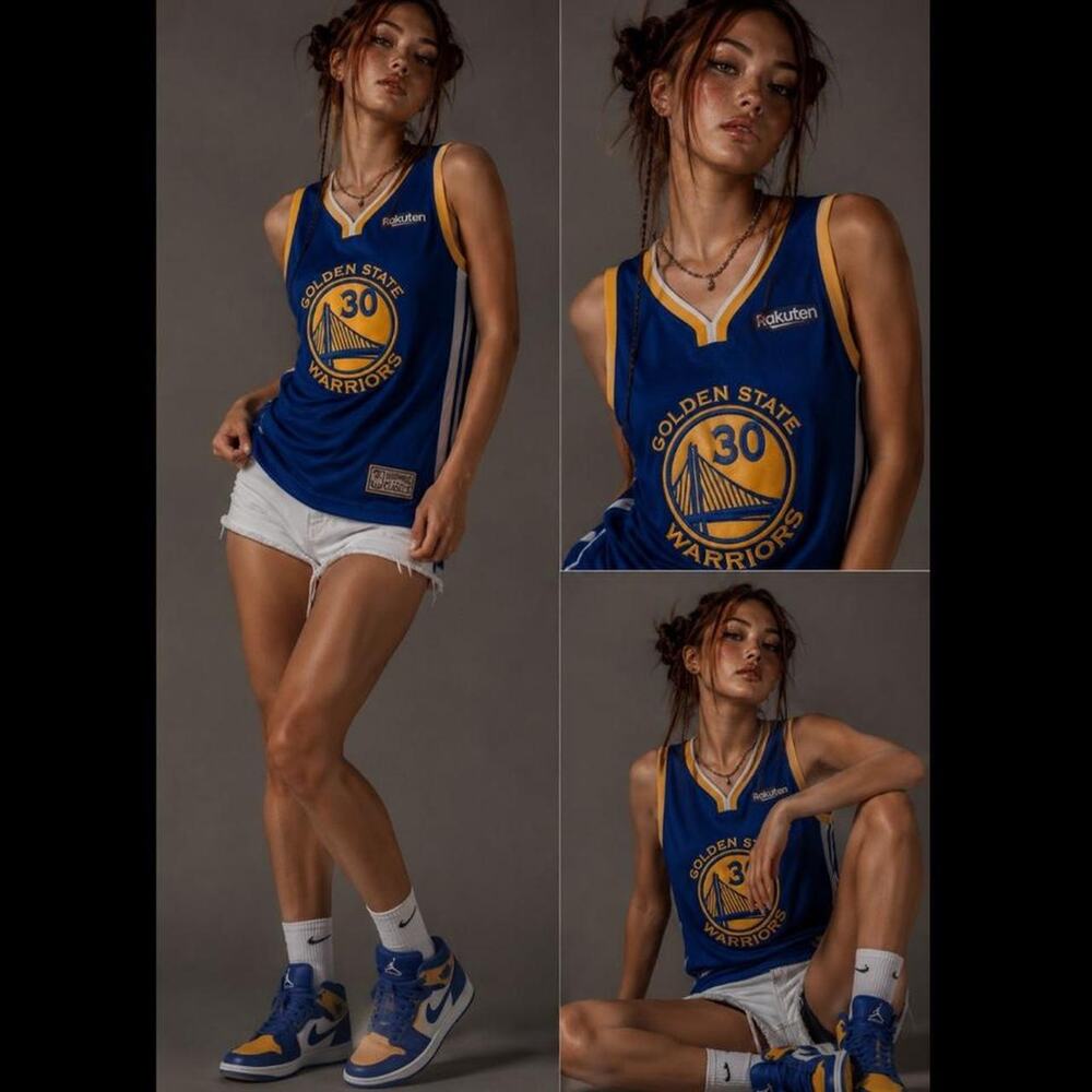 Stephen Curry Golden State Warriors Hardwood Classics Jersey Medium Y2K